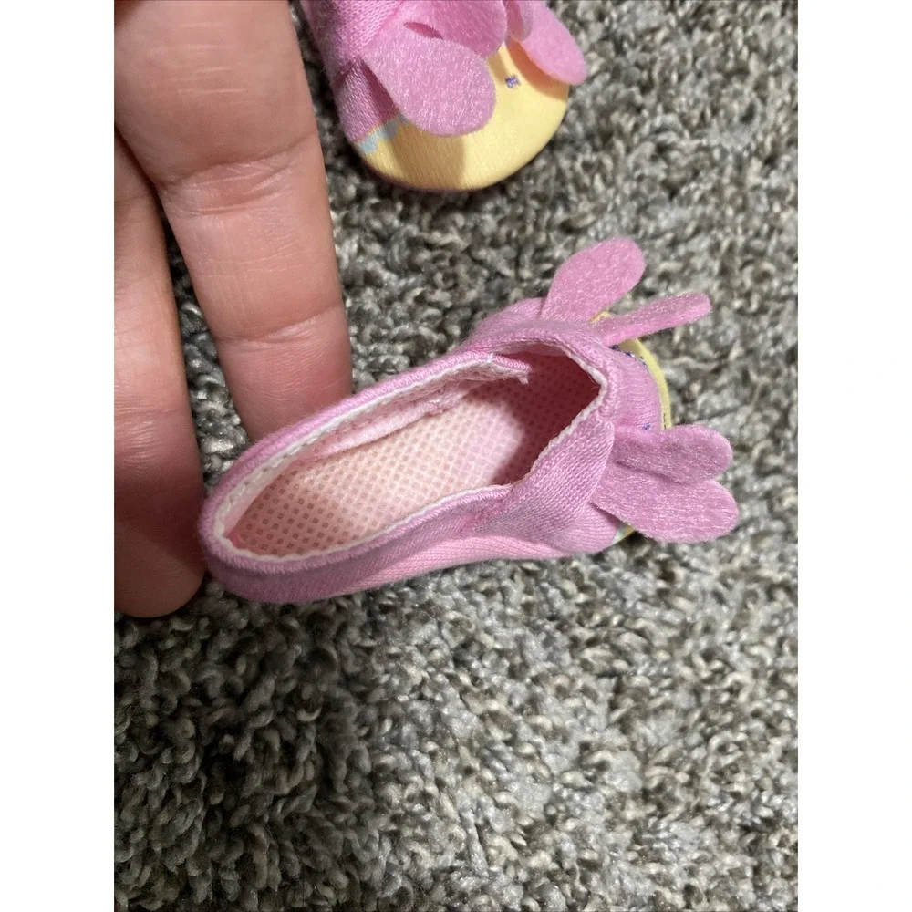 American Girl Bitty Baby Replacement Pink & Yellow Slipper Shoes